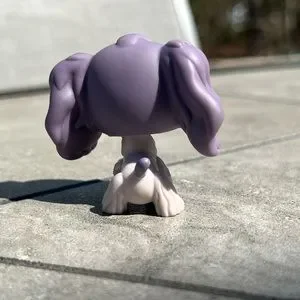 Figurine Littlest Pet Shop Hasbro #672 Cocker Spaniel - Originale Occasion